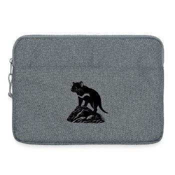 Tasmanian devil - Laptop bag 15" - heather grey - Front