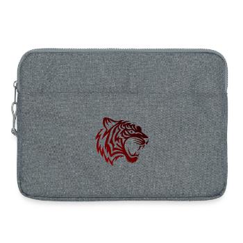 TribalTigerBlackred - Laptop bag 15" - heather grey - Front