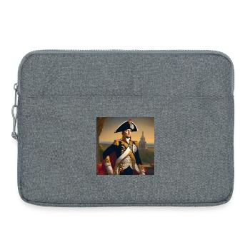 Napoleon, Napoleon Bonaparte, Korsika - Laptoptasche 15" - Grau meliert - Vorne