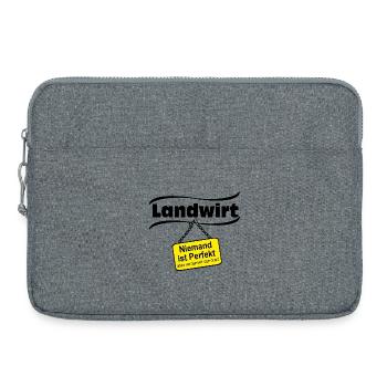 agriculture, agriculteur, agriculteur, homme de Monza - Sacoche pour ordinateur portable 15 pouces - gris chiné - Devant