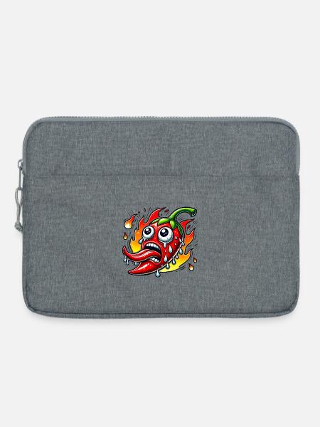 Ultra Scharfe Chili - Laptoptasche 15" - Grau meliert