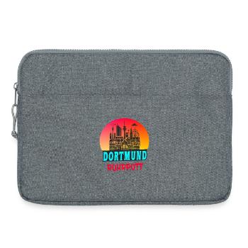 Dortmund Ruhrpott Skyline - Sacoche pour ordinateur portable 15 pouces - gris chiné - Devant