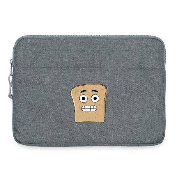 Pain tendu - Sacoche pour ordinateur portable 15 pouces - gris chiné - Devant