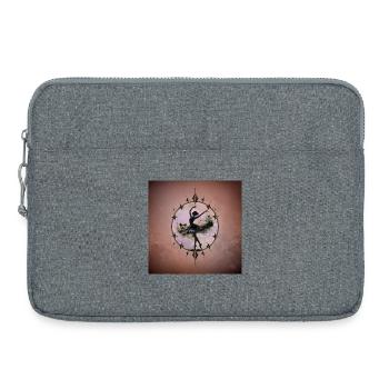 Dancing dancer - Laptop bag 15" - heather grey - Front