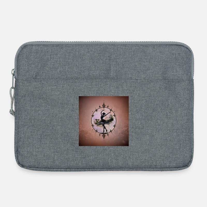 Dancing dancer - Laptop bag 15" - heather grey