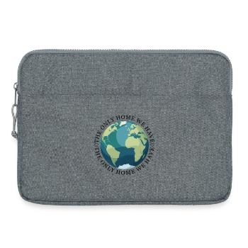 The only home we have ! - Laptop bag 15" - heather grey - Front