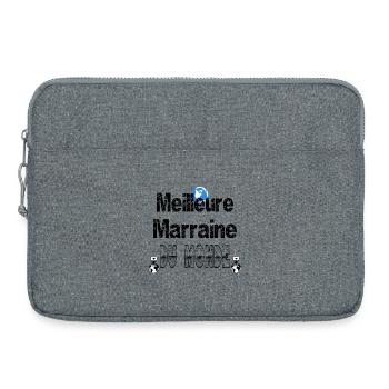 Meilleure Marraine du Monde - Sacoche pour ordinateur portable 15 pouces - gris chiné - Devant