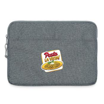 Pâtes La Vista - Sacoche pour ordinateur portable 15 pouces - gris chiné - Devant