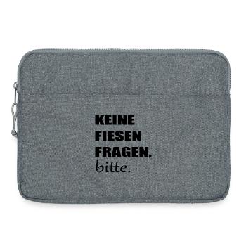 FIESE FRAGEN PRÜFUNG - TEST ABSCHLUSSFRAGEN - Laptoptasche 15" - Grau meliert - Vorne