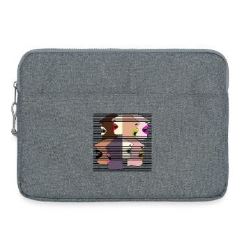 OUTCRY WOMEN VOTE DEMOCRACY - Laptop bag 15" - heather grey - Front