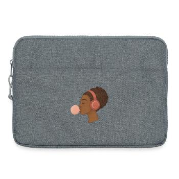 Music - Laptop bag 15" - heather grey - Front