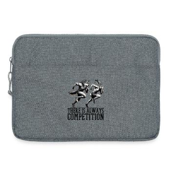 Concours Lièvre et Loup Concours Cadeau - Sacoche pour ordinateur portable 15 pouces - gris chiné - Devant
