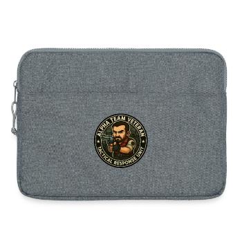 Alpha Team Veteran - Laptop bag 15" - heather grey - Front