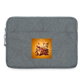 Elegance in feathers - Laptop bag 15" - heather grey - Front
