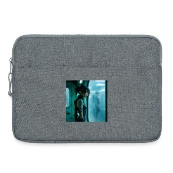 N-dless Nights: Captured Cyborg - Laptop bag 15" - heather grey - Front