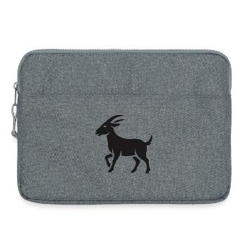 Bouc - Sacoche pour ordinateur portable 15 pouces - gris chiné - Devant