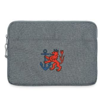 Düsseldorfer Löwe - Laptoptasche 15" - Grau meliert - Vorne