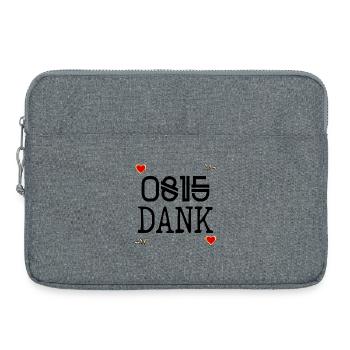 DANKE SAGEN DANKBARKEIT LUSTIG 0815 DANK - Laptoptasche 15" - Grau meliert - Vorne