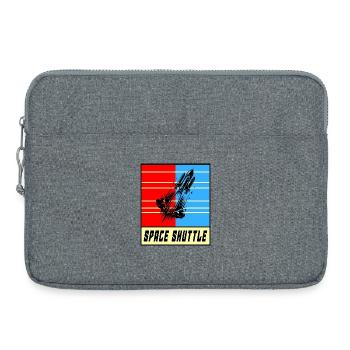 Spaceship Vintage Design - Laptop bag 15" - heather grey - Front