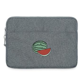 Délicieux fruit pastèque - Sacoche pour ordinateur portable 15 pouces - gris chiné - Devant