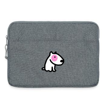 CORSO LE CHIEN à l'oeil rose - Sacoche pour ordinateur portable 15 pouces - gris chiné - Devant