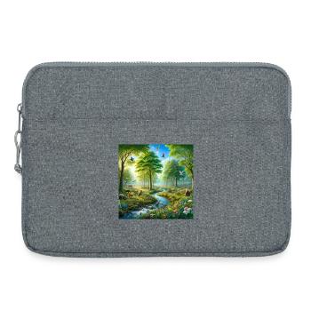 Harmonious nature dream - Laptop bag 15" - heather grey - Front