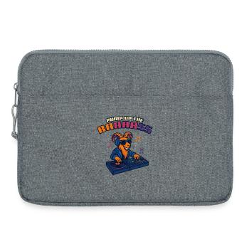 Goat DJ - Pump Up the Baaaass - Laptop bag 15" - heather grey - Front