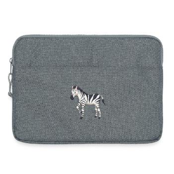 Zèbre - Sacoche pour ordinateur portable 15 pouces - gris chiné - Devant
