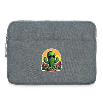 Cool Cactus Desert Vibes - Laptop bag 15" - heather grey - Front