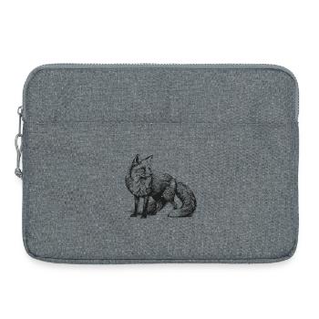 Renard – Garde forestier - Sacoche pour ordinateur portable 15 pouces - gris chiné - Devant