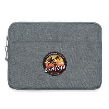 Bentota Beach Sri Lanka Palmen Design - Laptoptasche 15" - Grau meliert - Vorne