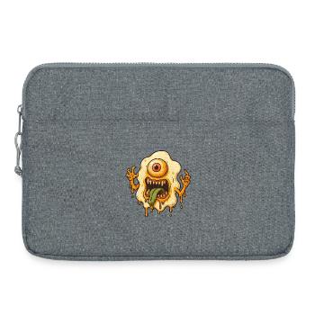 Monstre gluant borgne - Sacoche pour ordinateur portable 15 pouces - gris chiné - Devant