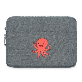 Happy Krakenkind - Sacoche pour ordinateur portable 15 pouces - gris chiné - Devant