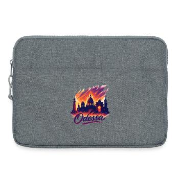 Ville d’Odessa Ukraine Perle au bord de la mer Cadeau - Sacoche pour ordinateur portable 15 pouces - gris chiné - Devant