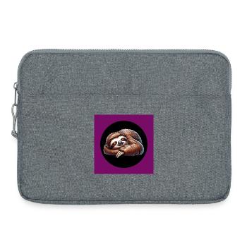 Sloth - always stay cool with the calm - Laptop bag 15" - heather grey - Front