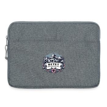 Pray free Swiss pray - Laptop bag 15" - heather grey - Front
