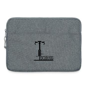 ABSCHIED TSCHÜSS FAHRRAD RAD - Laptoptasche 15" - Grau meliert - Vorne