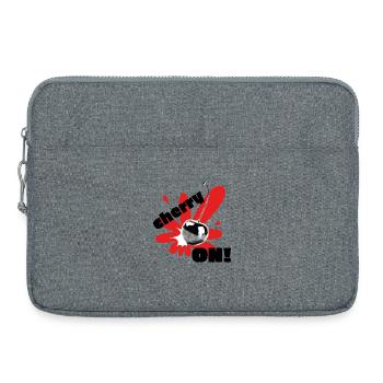 Kirsche auf! - Laptoptasche 15" - Grau meliert - Vorne