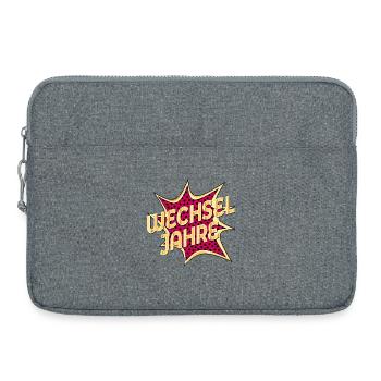 WECHSELJAHRE MENOPAUSE KLIMAKTERIUM - Laptoptasche 15" - Grau meliert - Vorne