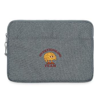 Team zum Überdenken - Laptoptasche 15" - Grau meliert - Vorne