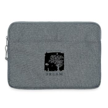 Believe. Achieve. Repeat. - Laptop bag 15" - heather grey - Front