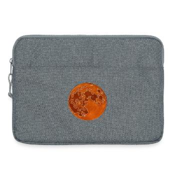 DER ORANGEFARBENE MOND - Laptoptasche 15" - Grau meliert - Vorne