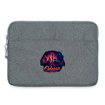 Ville d’Odessa Ukraine Perle au bord de la mer Cadeau - Sacoche pour ordinateur portable 15 pouces - gris chiné - Devant