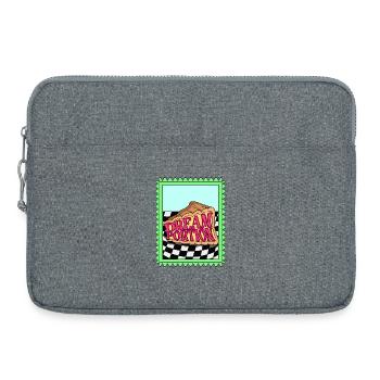 TRAUM-PORTION - Laptoptasche 15" - Grau meliert - Vorne
