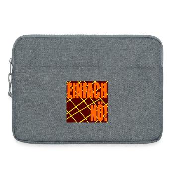 EINFACH NEIN - Laptoptasche 15" - Grau meliert - Vorne
