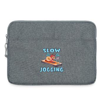 LANGSAM JOGGENDE SCHNECKE LÄUFT - Laptoptasche 15" - Grau meliert - Vorne