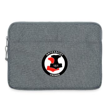 Antifa Vikings - Laptop bag 15" - heather grey - Front
