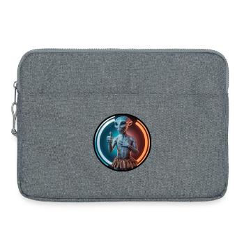 Woke alien - Laptop bag 15" - heather grey - Front