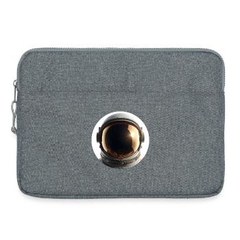 Astronaut helmet in sunlight - Laptop bag 15" - heather grey - Front