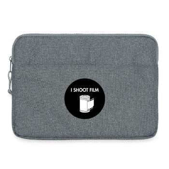 I Shoot Film - Laptop bag 15" - heather grey - Front